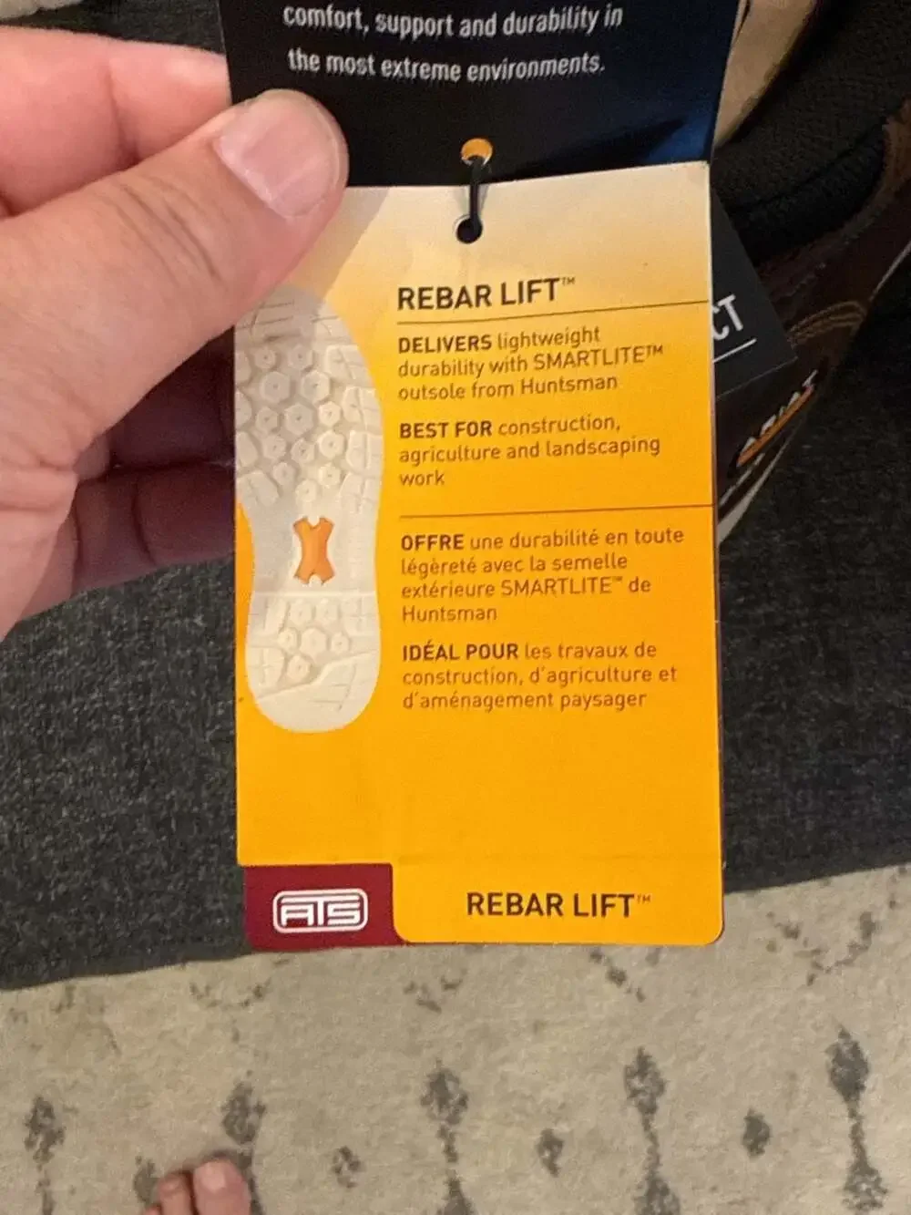 10M - Ariat Men's Rebar Lift 6